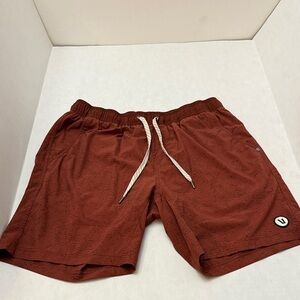 Vuori Men's Rust Athletic Shorts